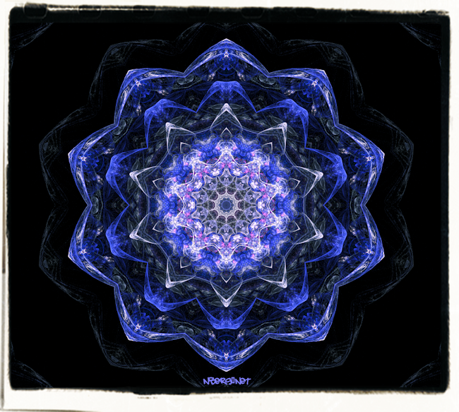 Deep Space Flower mandala